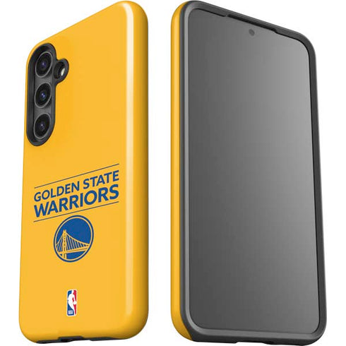 NBA Golden State Warriors Standard - Yellow Galaxy S25 Impact Case
