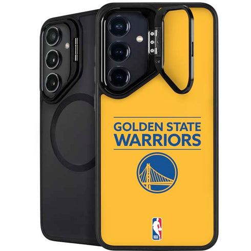 NBA Golden State Warriors Standard - Yellow Galaxy S25 Plus Kickstand Case