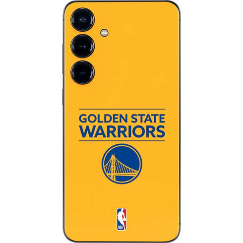NBA Golden State Warriors Standard - Yellow Galaxy S24 Plus Skin