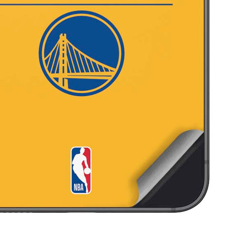 NBA Golden State Warriors Standard - Yellow Galaxy S25 Plus Skin