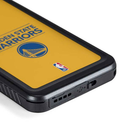 NBA Golden State Warriors Standard - Yellow Galaxy S24 Plus Waterproof Case