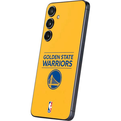 NBA Golden State Warriors Standard - Yellow Galaxy S25 Skin