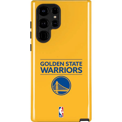 NBA Golden State Warriors Standard - Yellow Galaxy S25 Ultra Impact Case