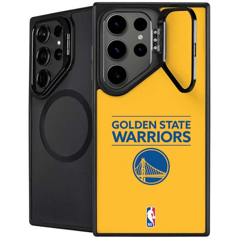 NBA Golden State Warriors Standard - Yellow Galaxy S24 Ultra Kickstand Case
