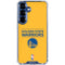 NBA Golden State Warriors Standard - Yellow Galaxy S25 Plus Clear Case