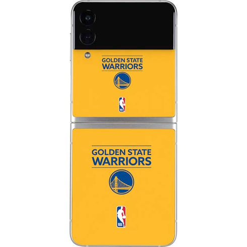 NBA Golden State Warriors Standard - Yellow Galaxy Z Flip3 5G Skin