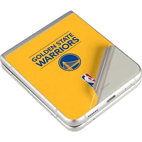 NBA Golden State Warriors Standard - Yellow Galaxy Z Flip3 5G Skin