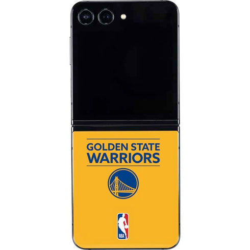 NBA Golden State Warriors Standard - Yellow Galaxy Z Flip5 5G Skin