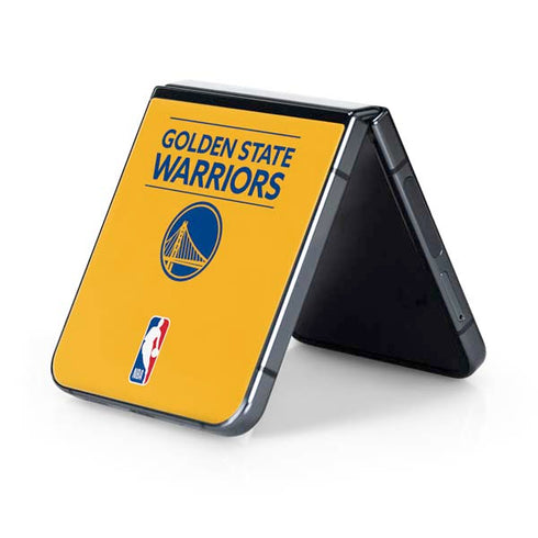 NBA Golden State Warriors Standard - Yellow Galaxy Z Flip5 5G Skin