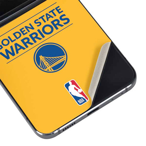NBA Golden State Warriors Standard - Yellow Galaxy Z Flip5 5G Skin