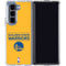 NBA Golden State Warriors Standard - Yellow Galaxy Z Fold5 5G Clear Case