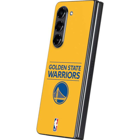 NBA Golden State Warriors Standard - Yellow Galaxy Z Fold5 5G Skin