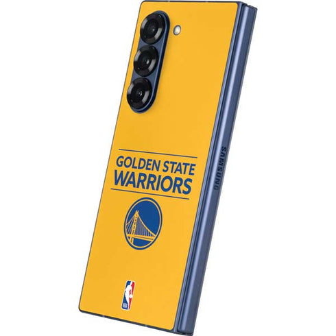 NBA Golden State Warriors Standard - Yellow Galaxy Z Fold6 Skin