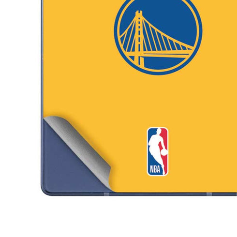 NBA Golden State Warriors Standard - Yellow Galaxy Z Fold6 Skin