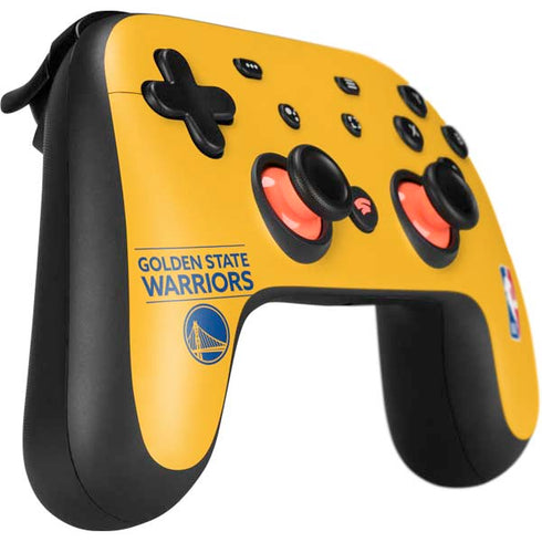 NBA Golden State Warriors Standard - Yellow Google Stadia Controller Skin