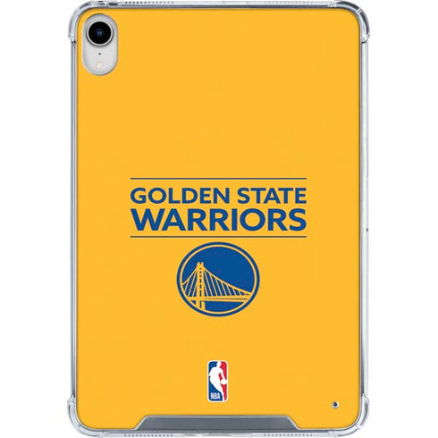 NBA Golden State Warriors Standard - Yellow iPad 11th Gen (2025) Clear Case