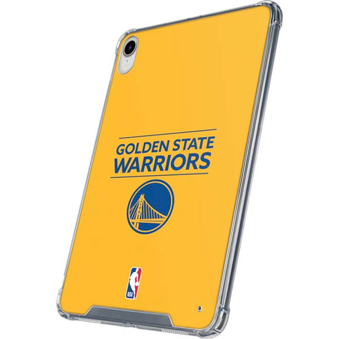 NBA Golden State Warriors Standard - Yellow iPad 11th Gen (2025) Clear Case