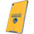 NBA Golden State Warriors Standard - Yellow iPad 11th Gen (2025) Clear Case