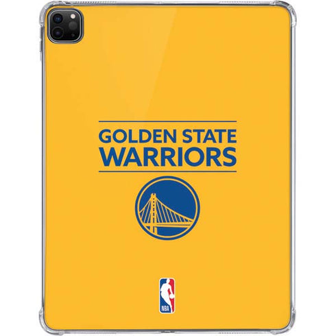 NBA Golden State Warriors Standard - Yellow iPad Pro 11in (2024) Clear Case