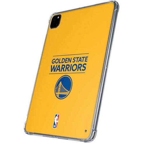 NBA Golden State Warriors Standard - Yellow iPad Pro 11in (2024) Clear Case