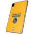 NBA Golden State Warriors Standard - Yellow iPad Pro 11in (2024) Clear Case
