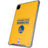 NBA Golden State Warriors Standard - Yellow iPad Pro 12.9in (2020) Clear Case