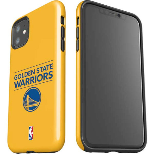 NBA Golden State Warriors Standard - Yellow iPhone 11 Impact Case