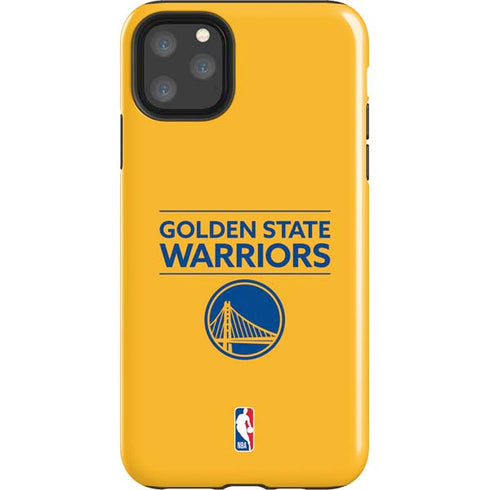 NBA Golden State Warriors Standard - Yellow iPhone 11 Pro Max Impact Case