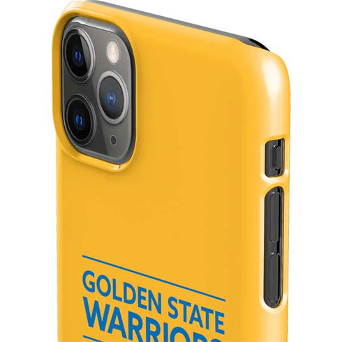 NBA Golden State Warriors Standard - Yellow iPhone 11 Pro Max Lite Case