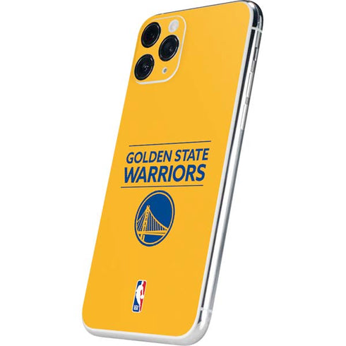 NBA Golden State Warriors Standard - Yellow iPhone 11 Pro Skin