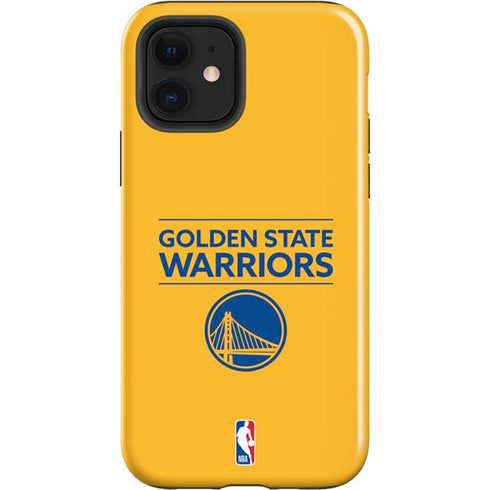 NBA Golden State Warriors Standard - Yellow iPhone 12 Impact Case