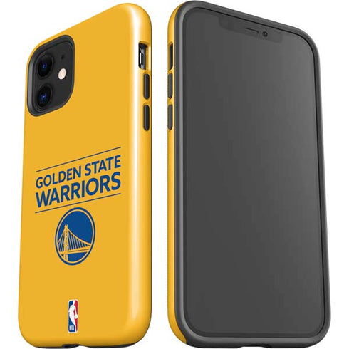 NBA Golden State Warriors Standard - Yellow iPhone 12 Impact Case