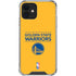 NBA Golden State Warriors Standard - Yellow iPhone 12 Mini Clear Case
