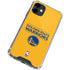 NBA Golden State Warriors Standard - Yellow iPhone 12 Mini Clear Case