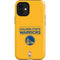 NBA Golden State Warriors Standard - Yellow iPhone 12 Mini Impact Case