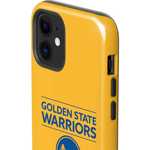 NBA Golden State Warriors Standard - Yellow iPhone 12 Mini Impact Case