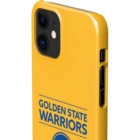 NBA Golden State Warriors Standard - Yellow iPhone 12 Mini Lite Case