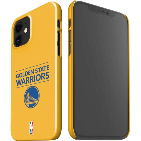 NBA Golden State Warriors Standard - Yellow iPhone 12 Mini Lite Case