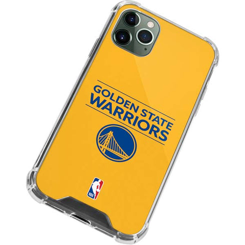 NBA Golden State Warriors Standard - Yellow iPhone 12 Pro Clear Case