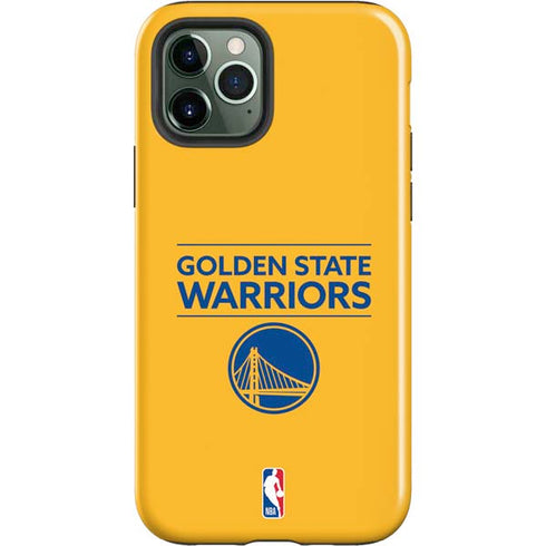 NBA Golden State Warriors Standard - Yellow iPhone 12 Pro Impact Case