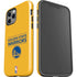 NBA Golden State Warriors Standard - Yellow iPhone 12 Pro Max Impact Case