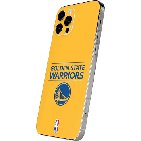 NBA Golden State Warriors Standard - Yellow iPhone 12 Pro Max Skin