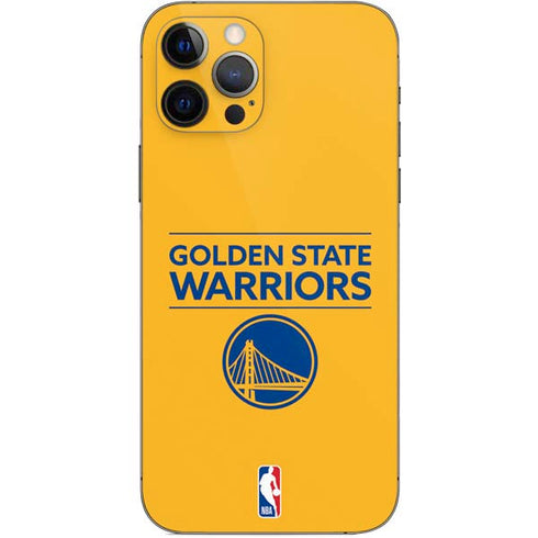 NBA Golden State Warriors Standard - Yellow iPhone 12 Pro Skin