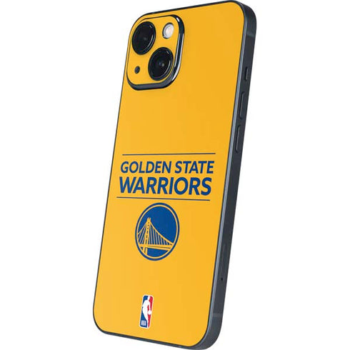 NBA Golden State Warriors Standard - Yellow iPhone 13 Mini Skin