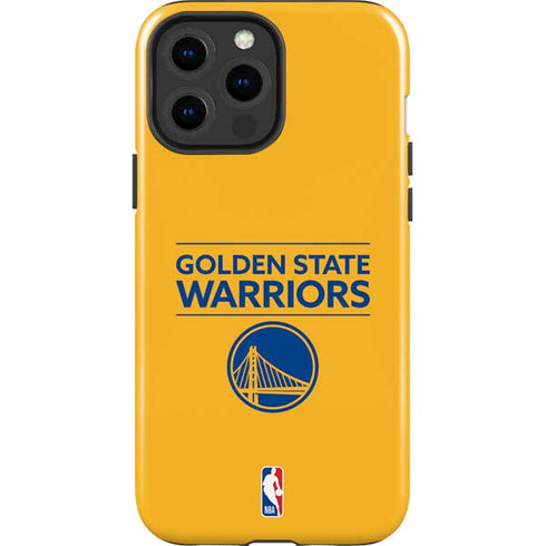 NBA Golden State Warriors Standard - Yellow iPhone 13 Pro Max Impact Case