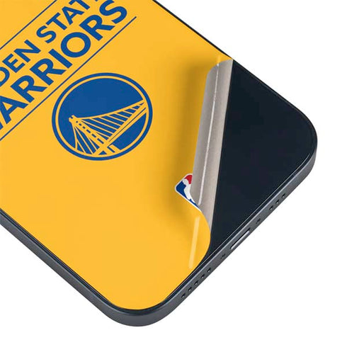 NBA Golden State Warriors Standard - Yellow iPhone 13 Skin