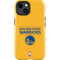 NBA Golden State Warriors Standard - Yellow iPhone 14 Plus Impact Case