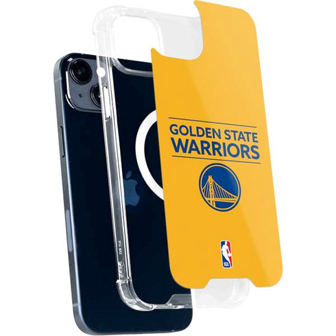 NBA Golden State Warriors Standard - Yellow iPhone 14 Plus MagSafe Case