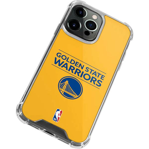 NBA Golden State Warriors Standard - Yellow iPhone 14 Pro Clear Case
