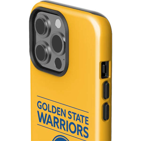 NBA Golden State Warriors Standard - Yellow iPhone 14 Pro Impact Case